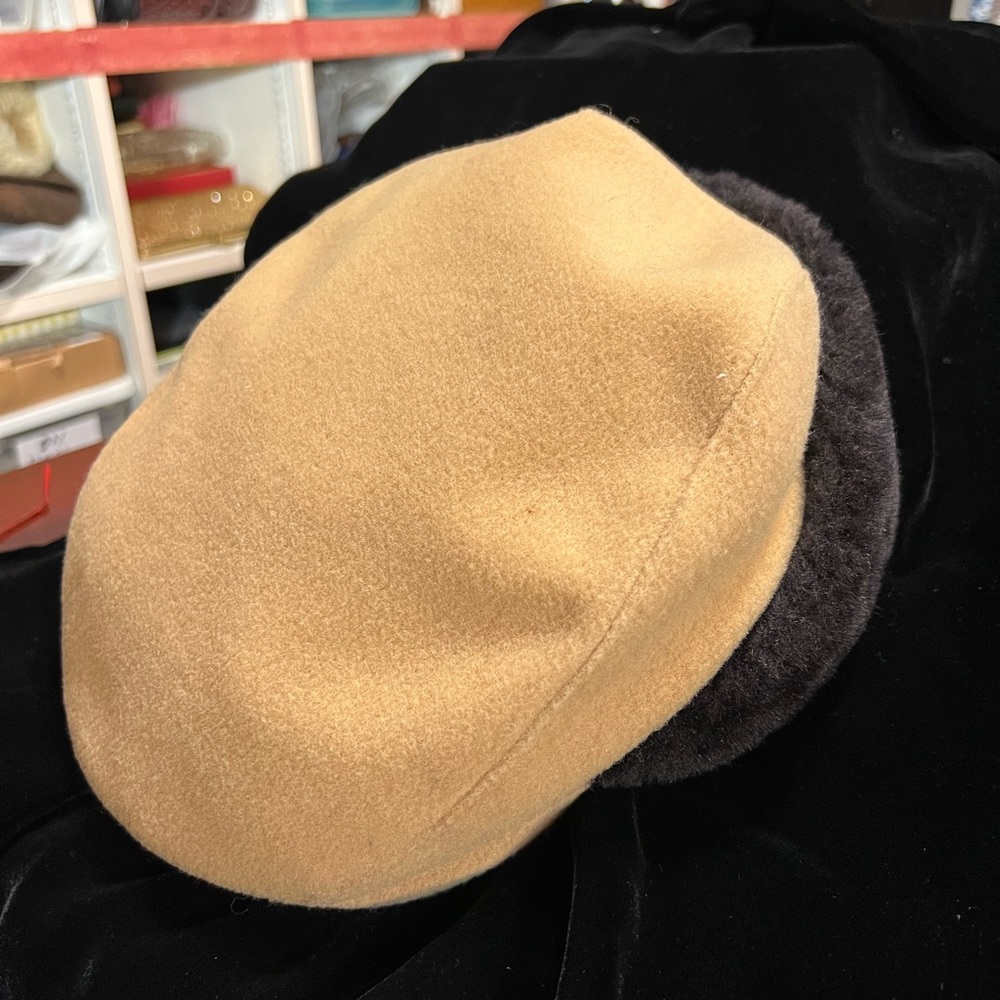 Vintage Dorfman-Pacific Wool Cap w/Ear Flaps size Medium